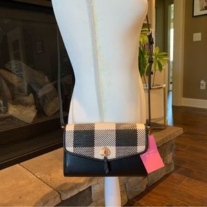 Kate Spade "Marti" Gingham Wallet Crossbody